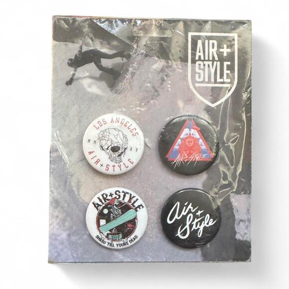 Shaun White Other - NWT Air+Style Music Festival 2015 Shaun White RARE Safety Pin Buttons (4) — OS